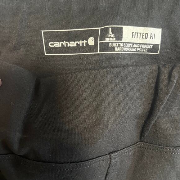 Carhartt Black Force Utility Fitted Leggings Size Large - Picture 2 of 7